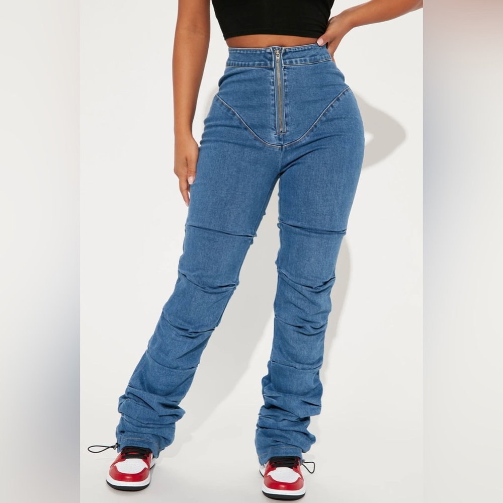 Stacked Jeans